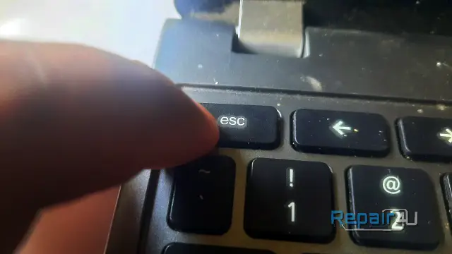 3 Press the Esc Key on the Chromebook